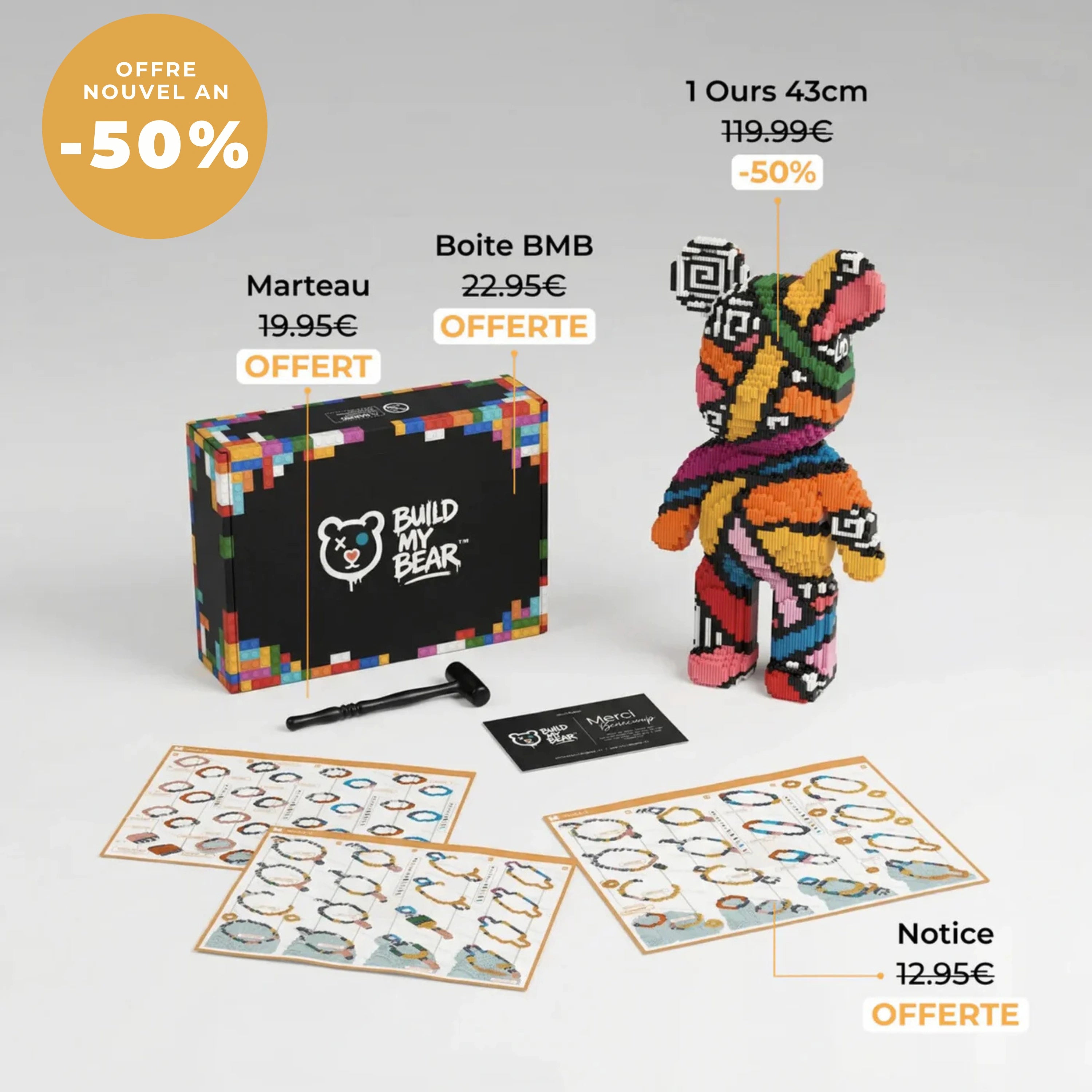 Ours Géant à Assembler (5000+ pcs)