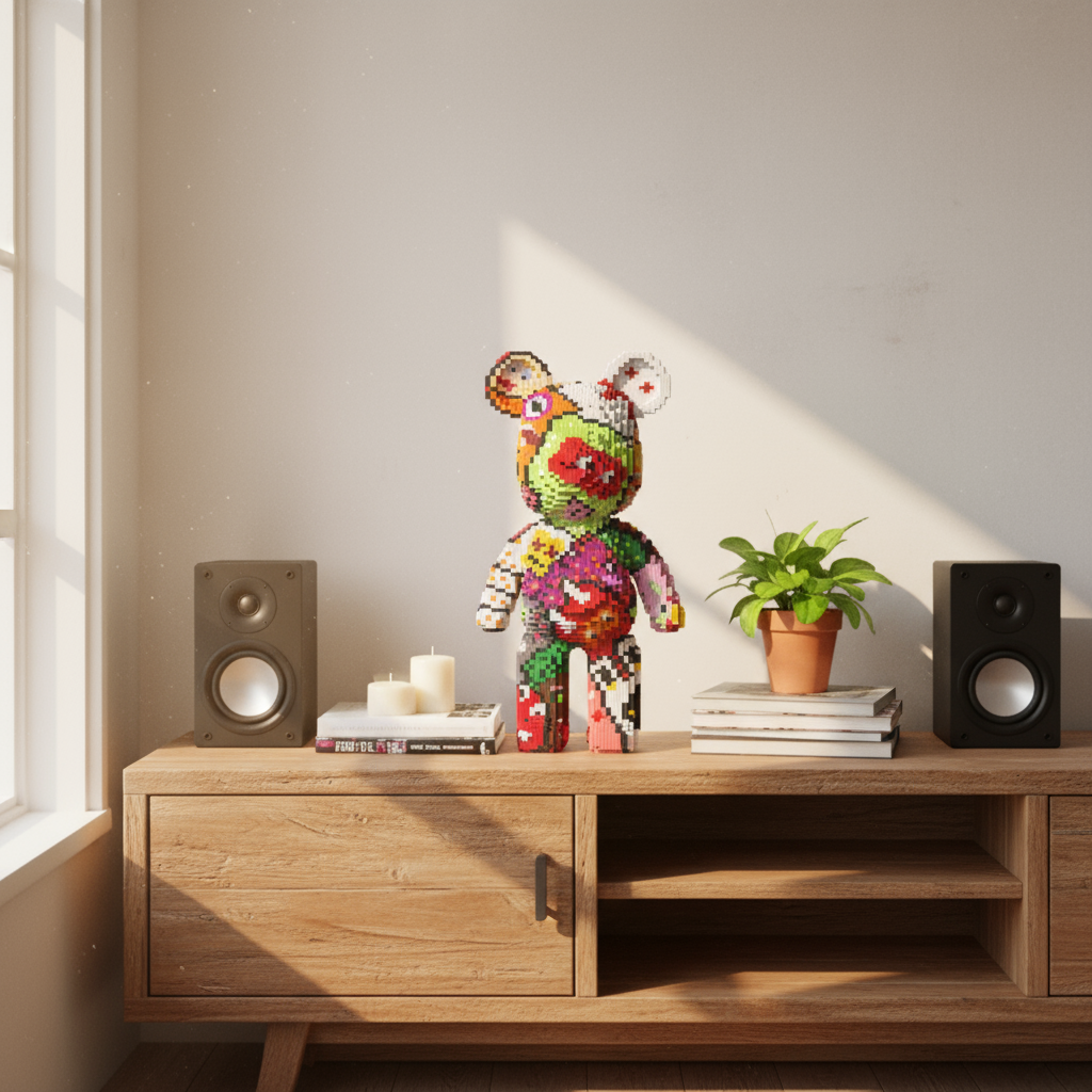 Comment intégrer un Ours en Briques dans ma décoration 