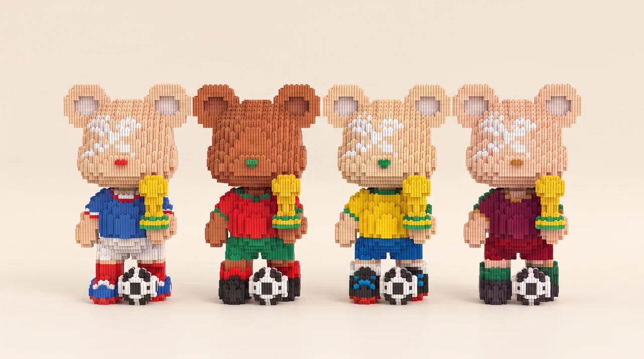 La collection Coupe du Monde : France, Maroc, Brésil, Portugal