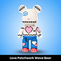 Love Patchwork Wave Bear