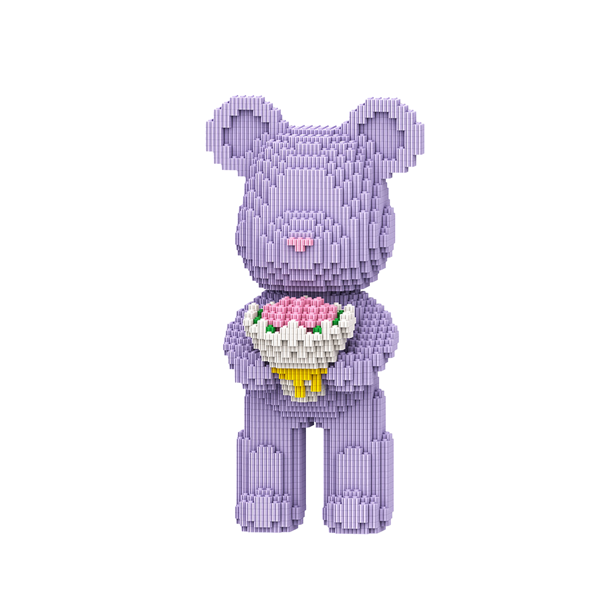 Purple Flower Mini Bear